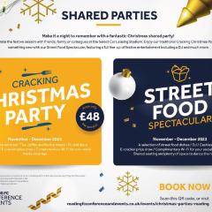 Reading FC Conference & Events - Shared Christmas Parties
